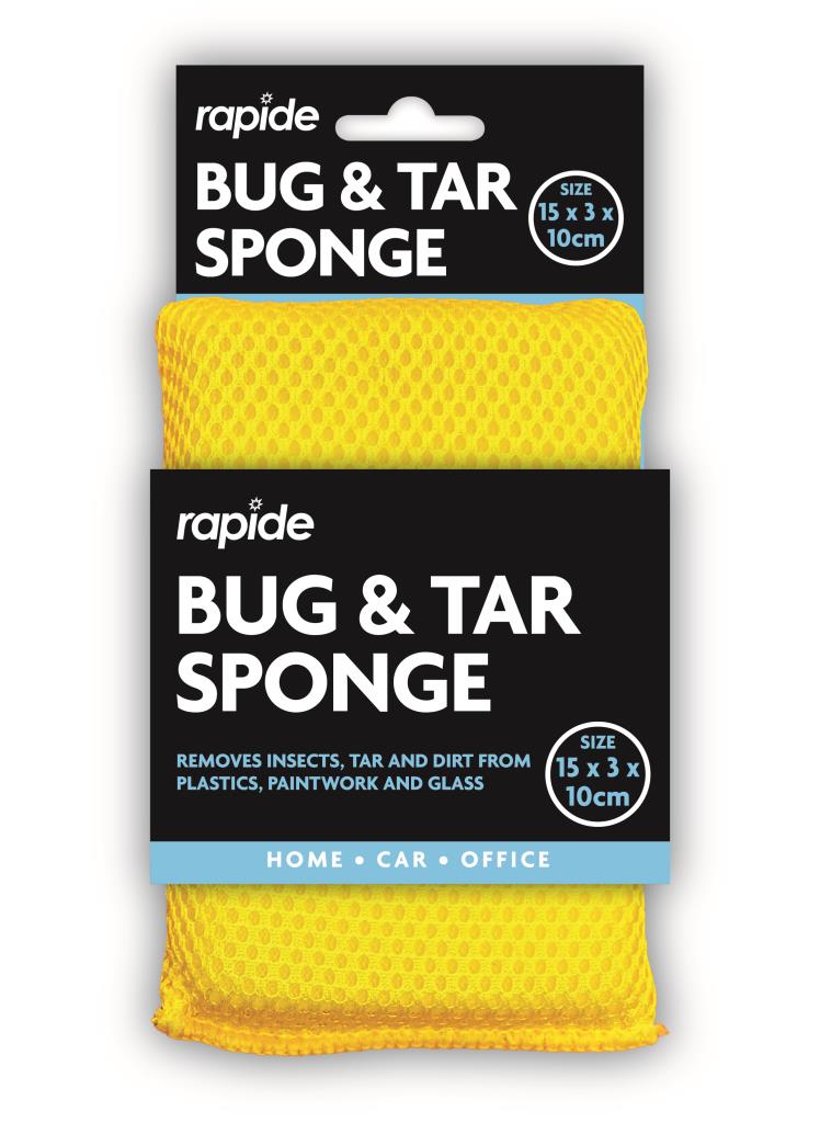 Premium Bug and Tar Sponge - Effective Cleaning Tool for Removing Stubborn Grime