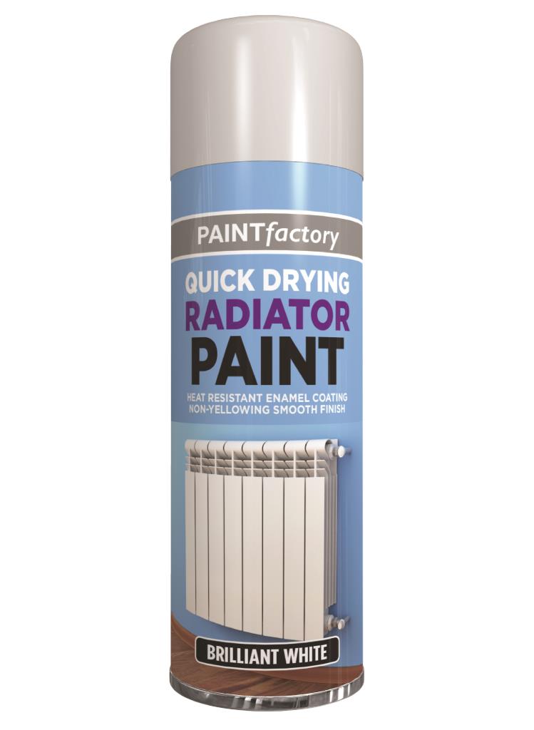 PF QUICK DRYING RADIATOR PAINT WHITE 400ML