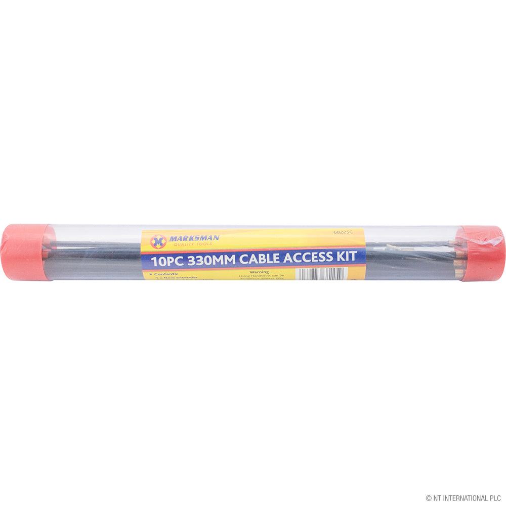 Kit complet 10 pièces 330 mm pour accès aux câbles dans tube pratique - Kit professionnel pour câblage et accès faciles