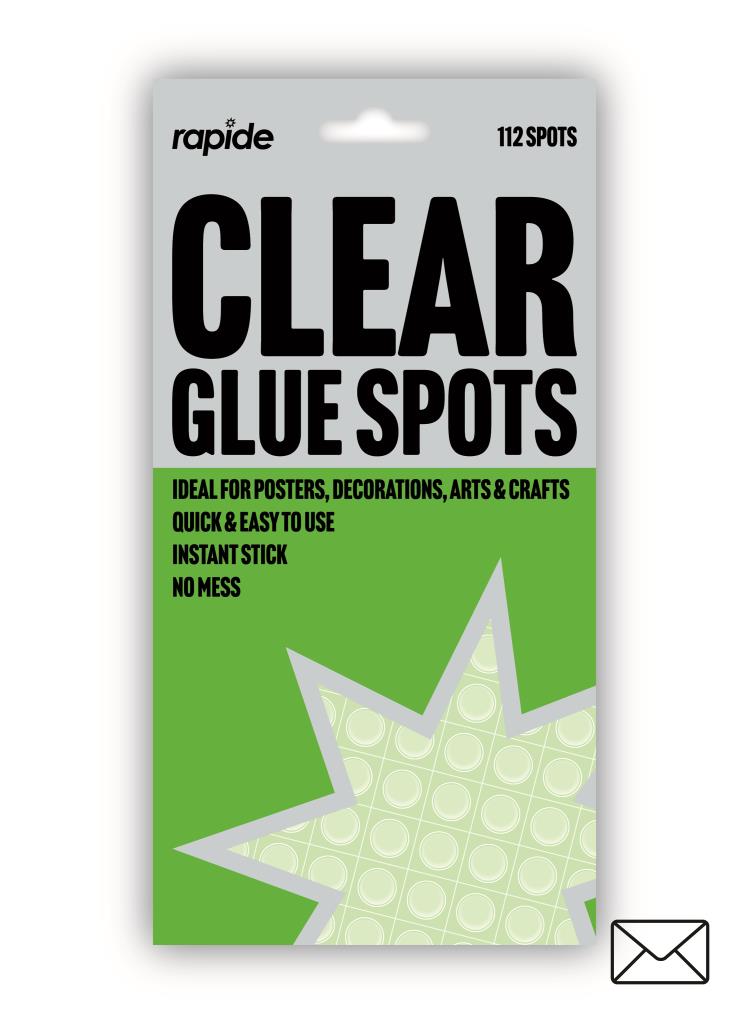 RAP Clear Glue Spots - Quick, Clean, and Strong Adhesive Dots for DIY Projects and Crafting