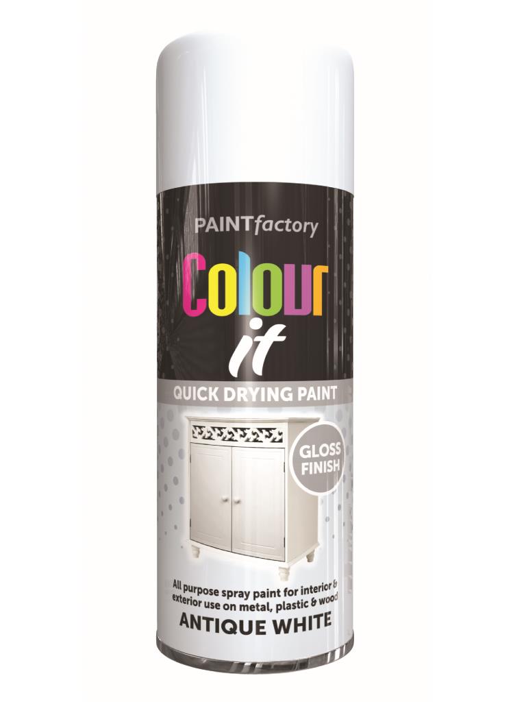 COLOUR IT - Antique White Gloss Elegant and Timeless Finish for Your Perfect Project