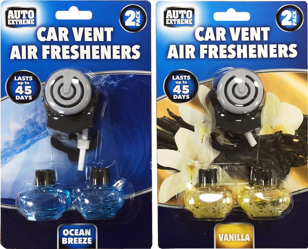 Désodorisants pour Grille d'Aération AX (Lot de 2) | Parfum longue durée