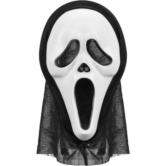 Masque d'Halloween hurlant à capuche