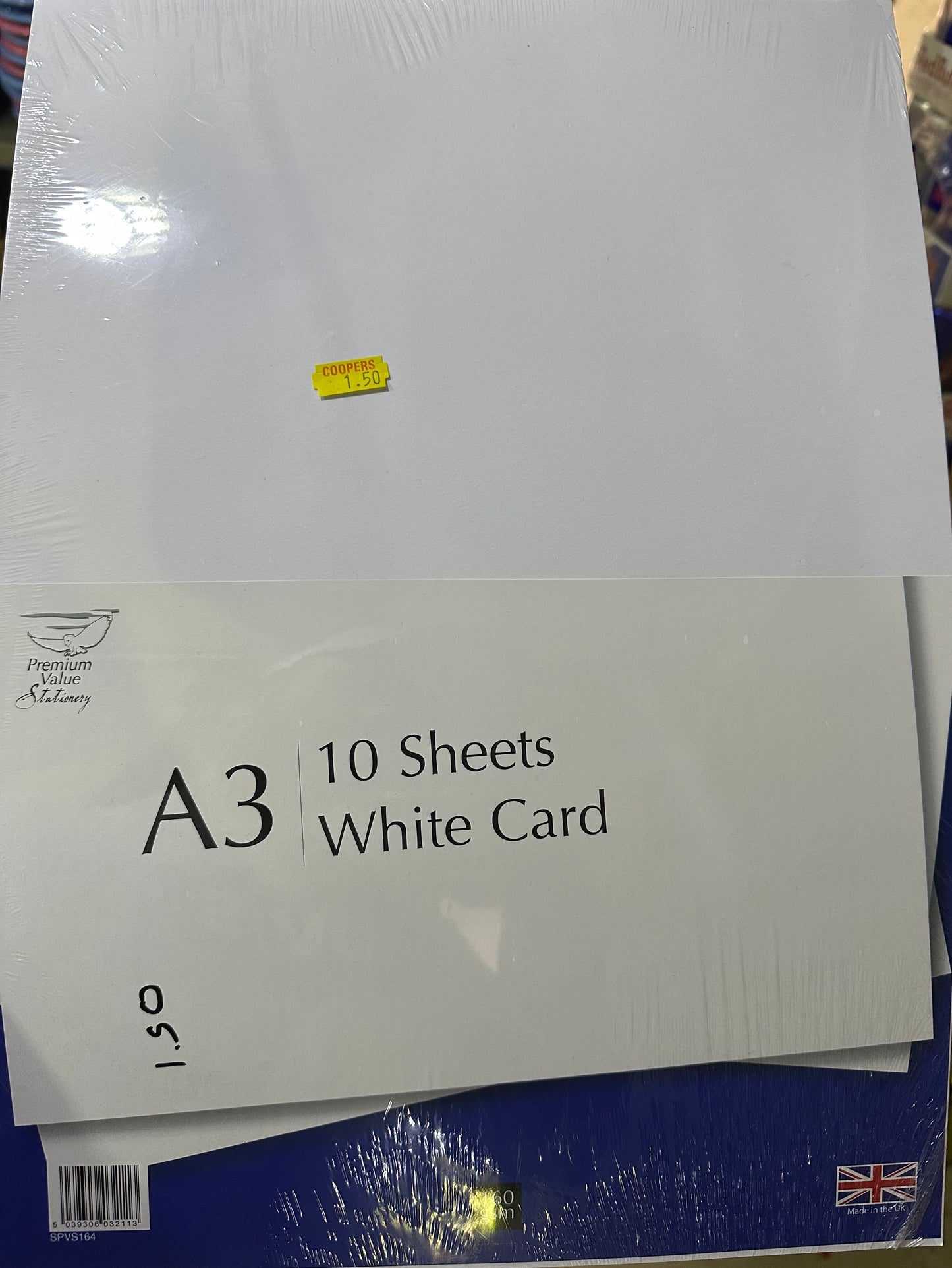 A3 WHITE CARD 10 sheets