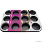 12 Cup Heavy Duty Non-Stick Muffin Tray - High-Quality Bakeware for Perfectly Baked Muffins