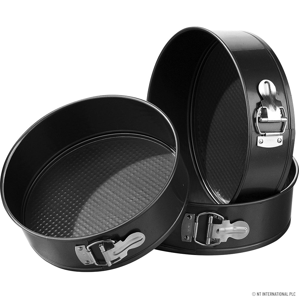 Moule à charnière de luxe 3 p. 24/26/28cm – L’indispensable pour des gâteaux parfaits