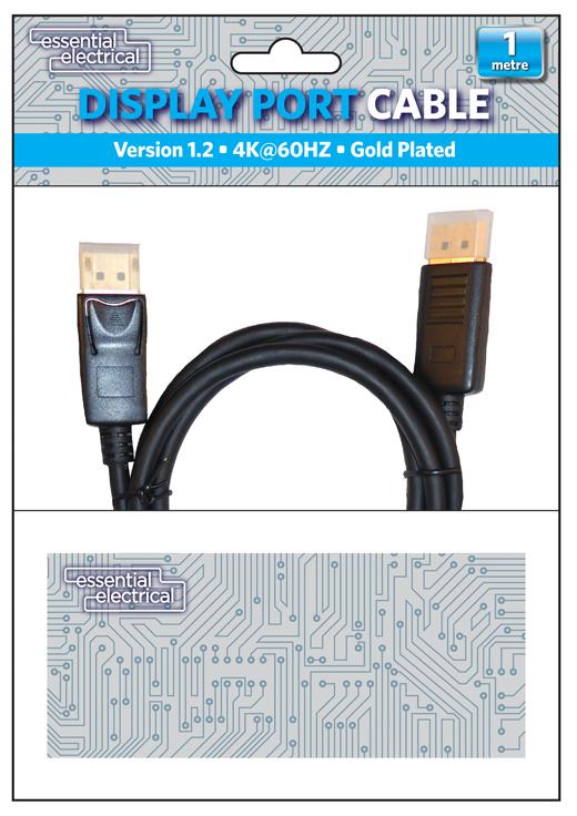 Câble DisplayPort 1M Haute Vitesse - Connectivité Fluide pour des Affichages Visuels Époustouflants