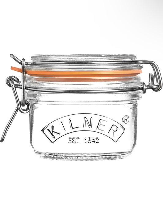 Bocal de conservation Kilner rond en verre à fermeture mécanique, 0,125 litre