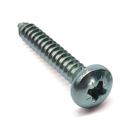 Self Tapping Screws, Pozi Pan Head, BZP 6 X 3/4