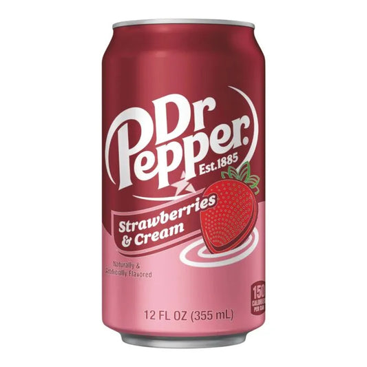 DR PEPPER STRAWBERRIES & CREAM DRINK 355ml