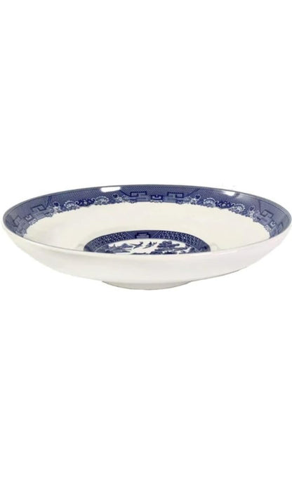 BLUE WILLOW PASTA DISH 28.5cm