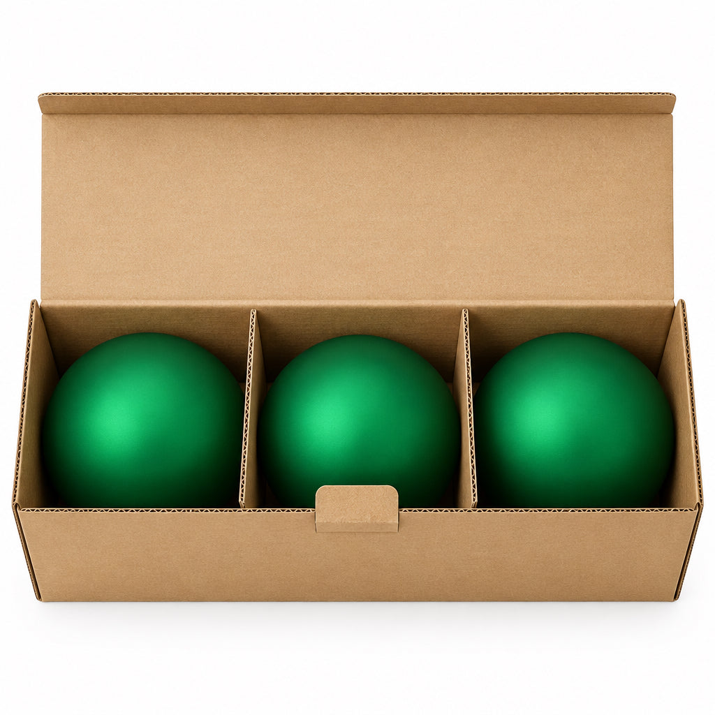 Christmas Workshop  15cm Green Traditional Matt Bauble