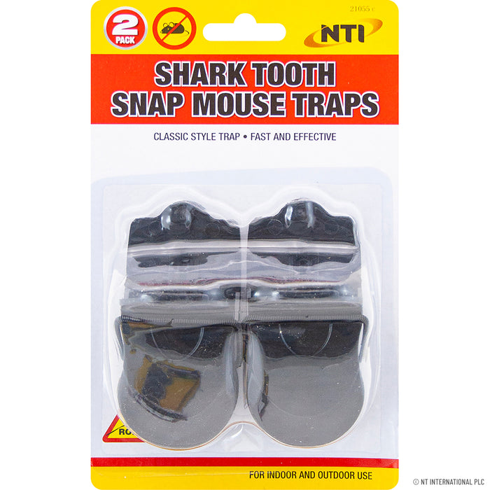 2pc Plastic Mouse Traps Fast & Effective Rodent Control
