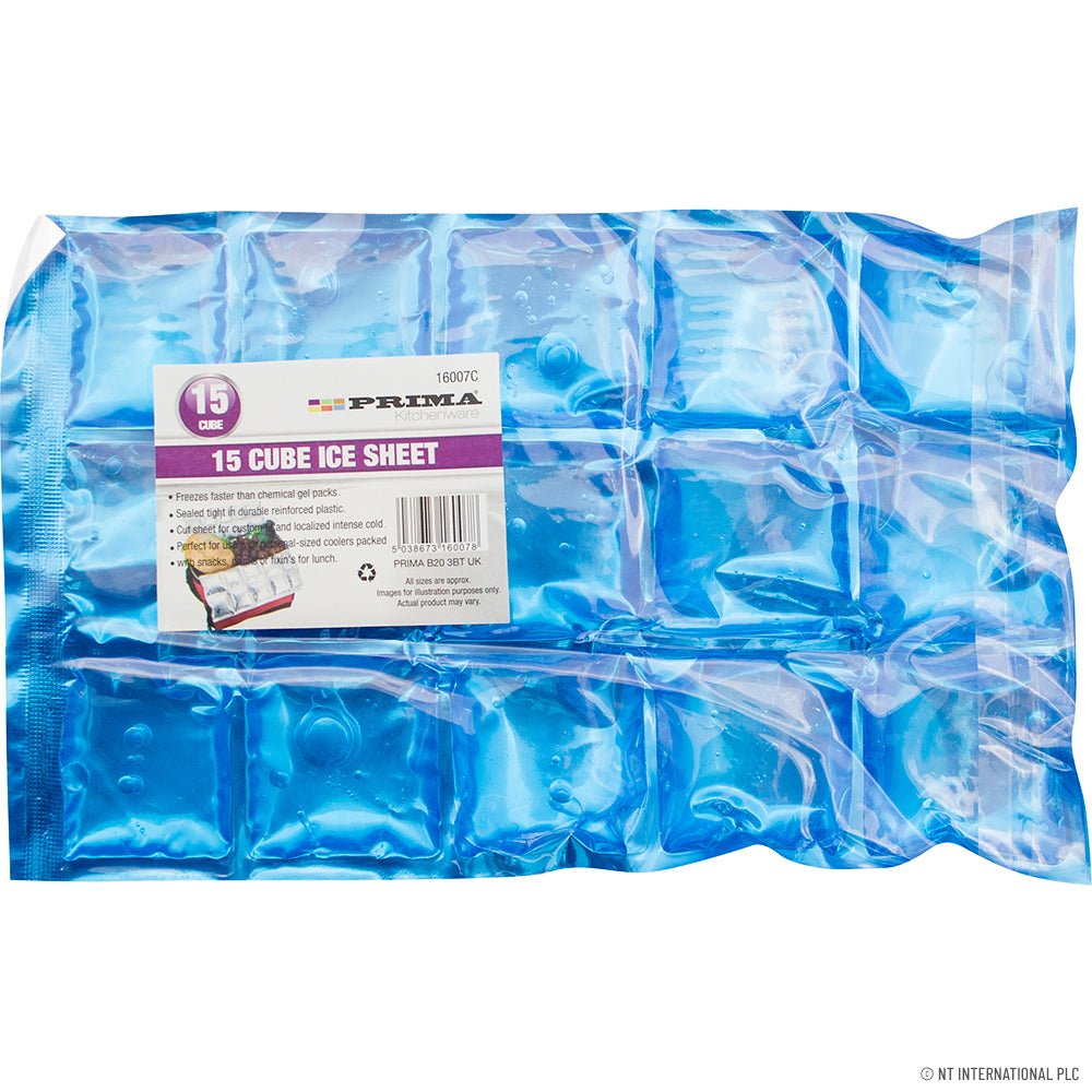 15 Cube Ice Pack/Sheet for Convenient Cooling