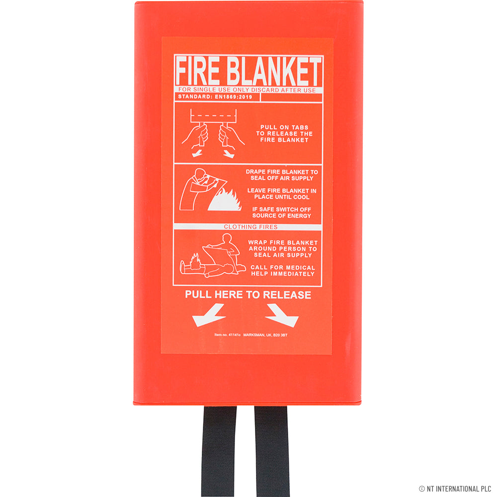 Couverture anti-feu 107/108 - Boîtier rigide Équipement de sécurité incendie essentiel