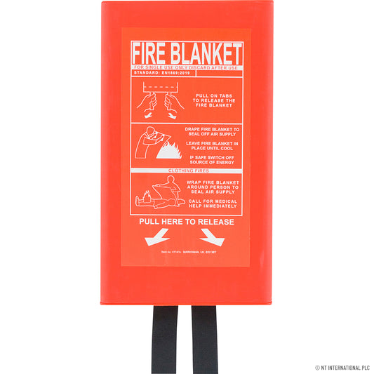 Couverture anti-feu 107/108 - Boîtier rigide Équipement de sécurité incendie essentiel