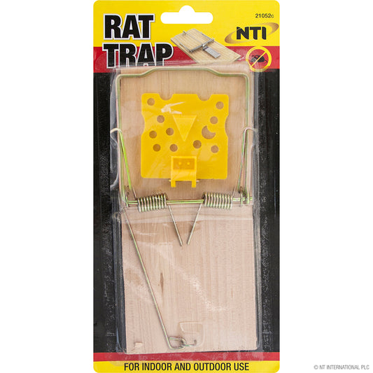 NTI Wooden Rat Trap for Indoor and Outdoor Use