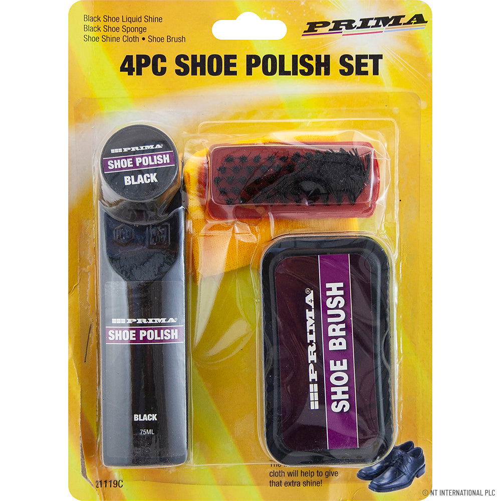 Kit d'entretien complet pour chaussures avec 4 outils essentiels - Brosse incluse