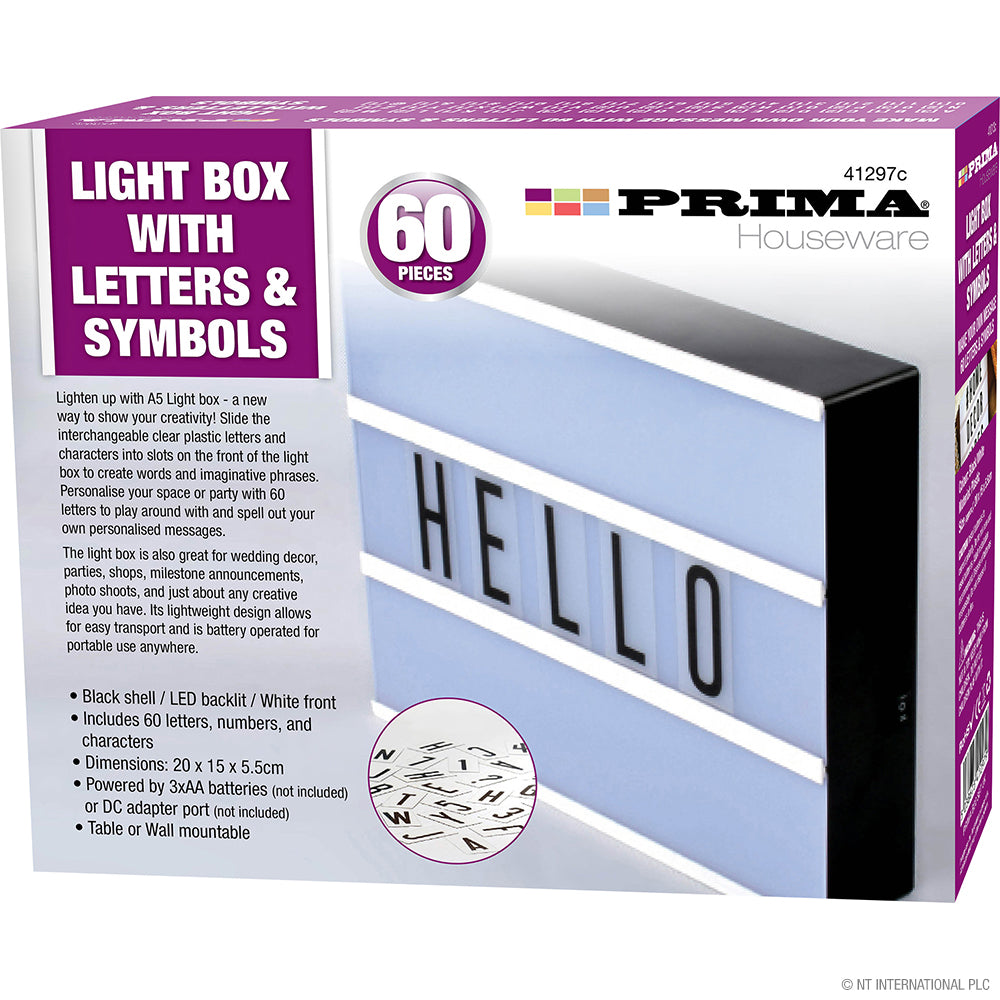 60pc A5 LED Light Box