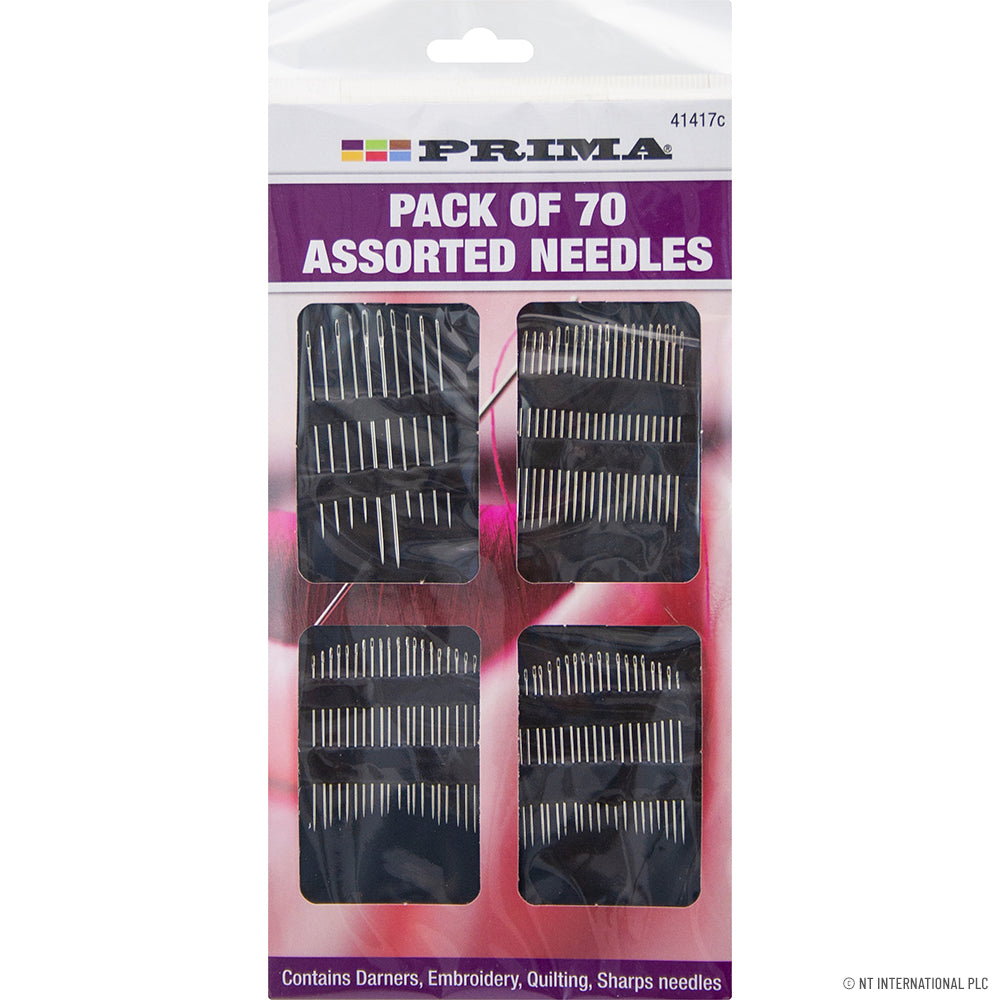 Kit de couture essentiel, paquet de 70 aiguilles assorties