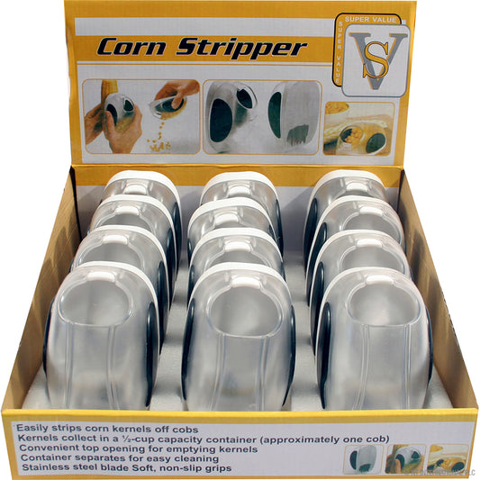 Effortlessly Peel Corn 12pc Corn Stripper