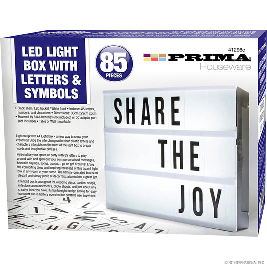 Boîte à lumière LED A4 85 pièces, parfaite pour les artistes et les designers
