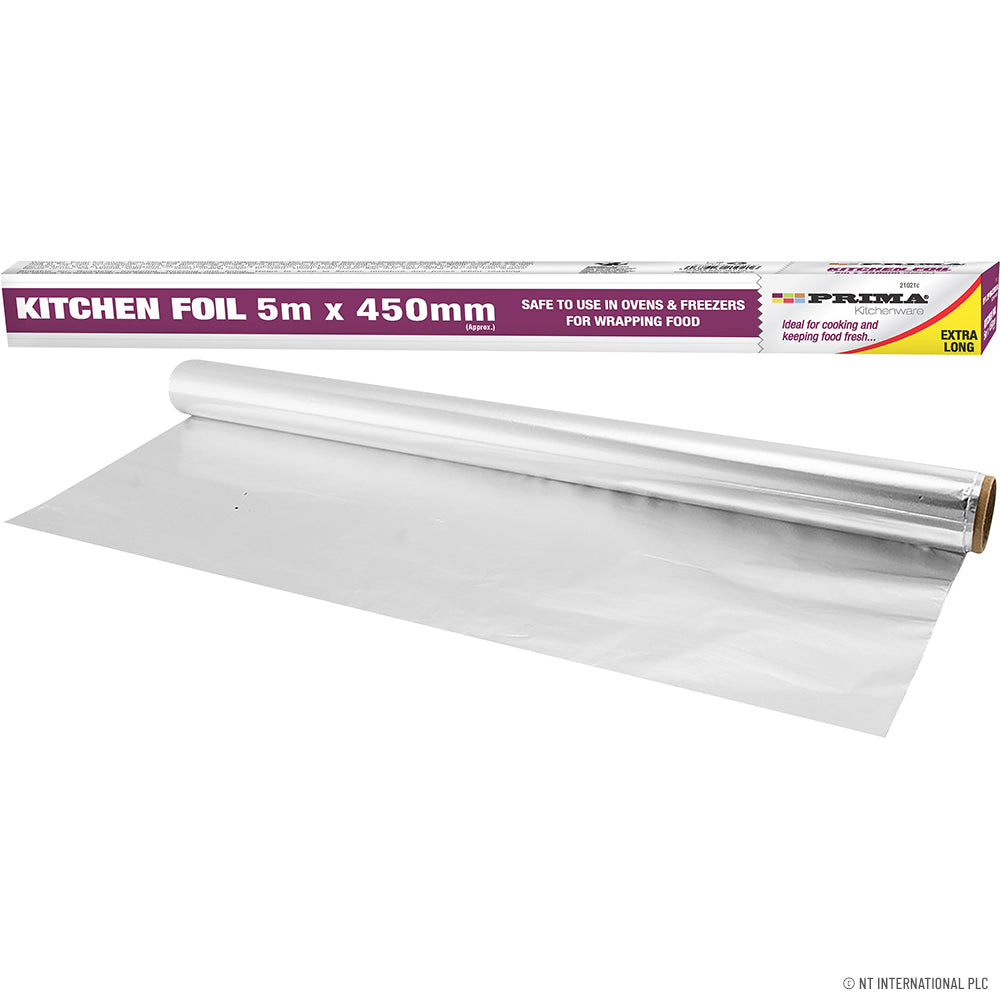 Rouleau d'aluminium de qualité supérieure 5m x 450mm pour garder les aliments frais et savoureux