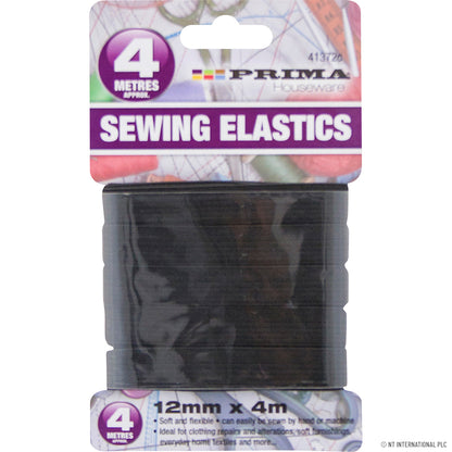 Élastique de couture de qualité supérieure de 12 mm - Bandes élastiques durables pour l'artisanat