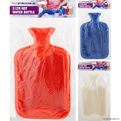 2L Hot Water Bottle in Assorted Colors