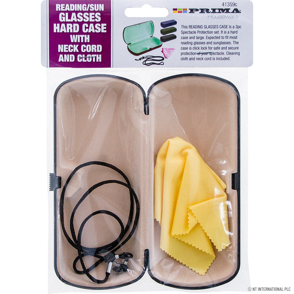 Étui à lunettes élégant avec cordon et chiffon de nettoyage Protégez vos lunettes