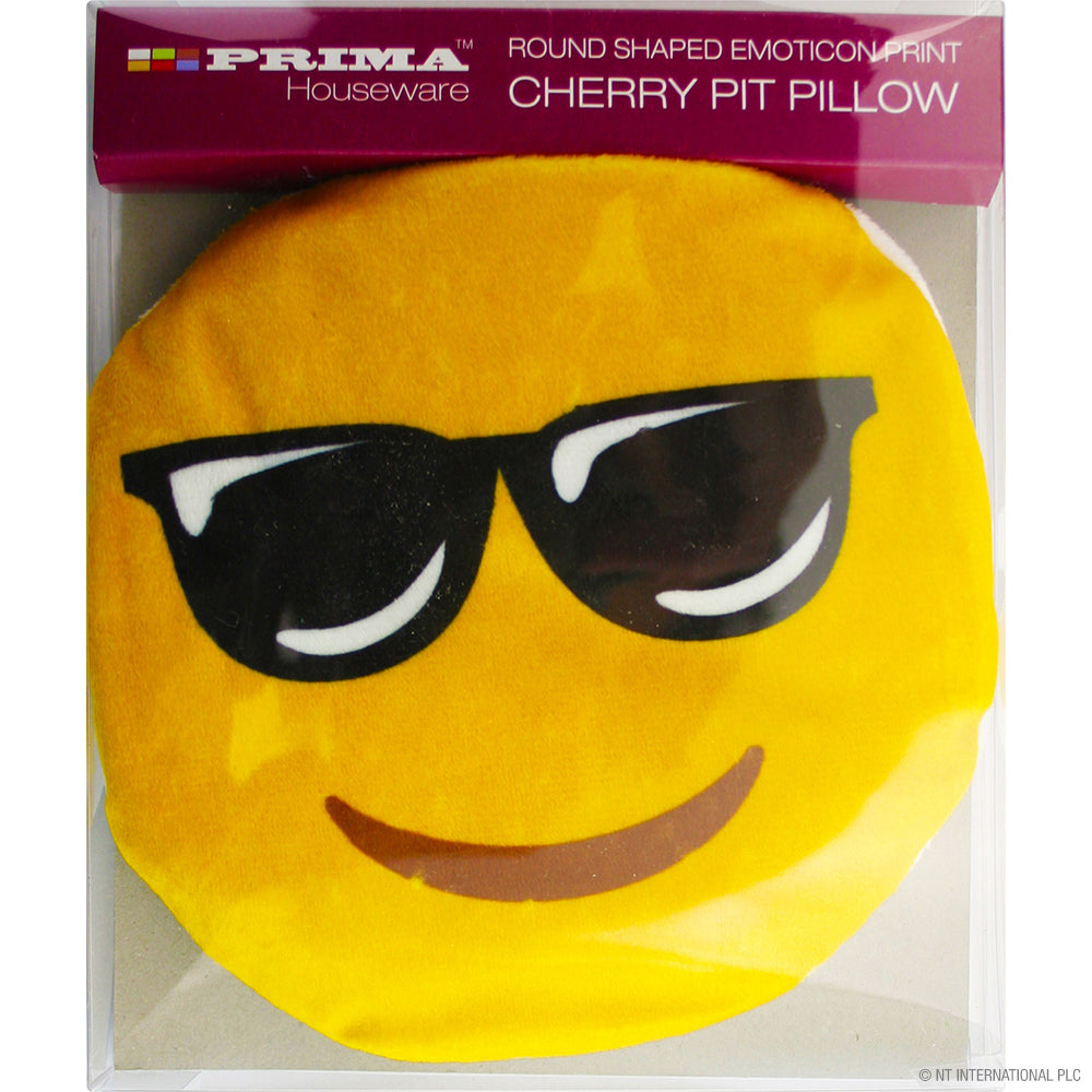 Relax with our Cherry Pit Pillow - Emoticon Soothing Heat Therapy for Stress Relief