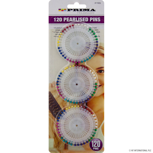 Kit de couture premium 3 pièces 120 épingles à cheveux nacrées