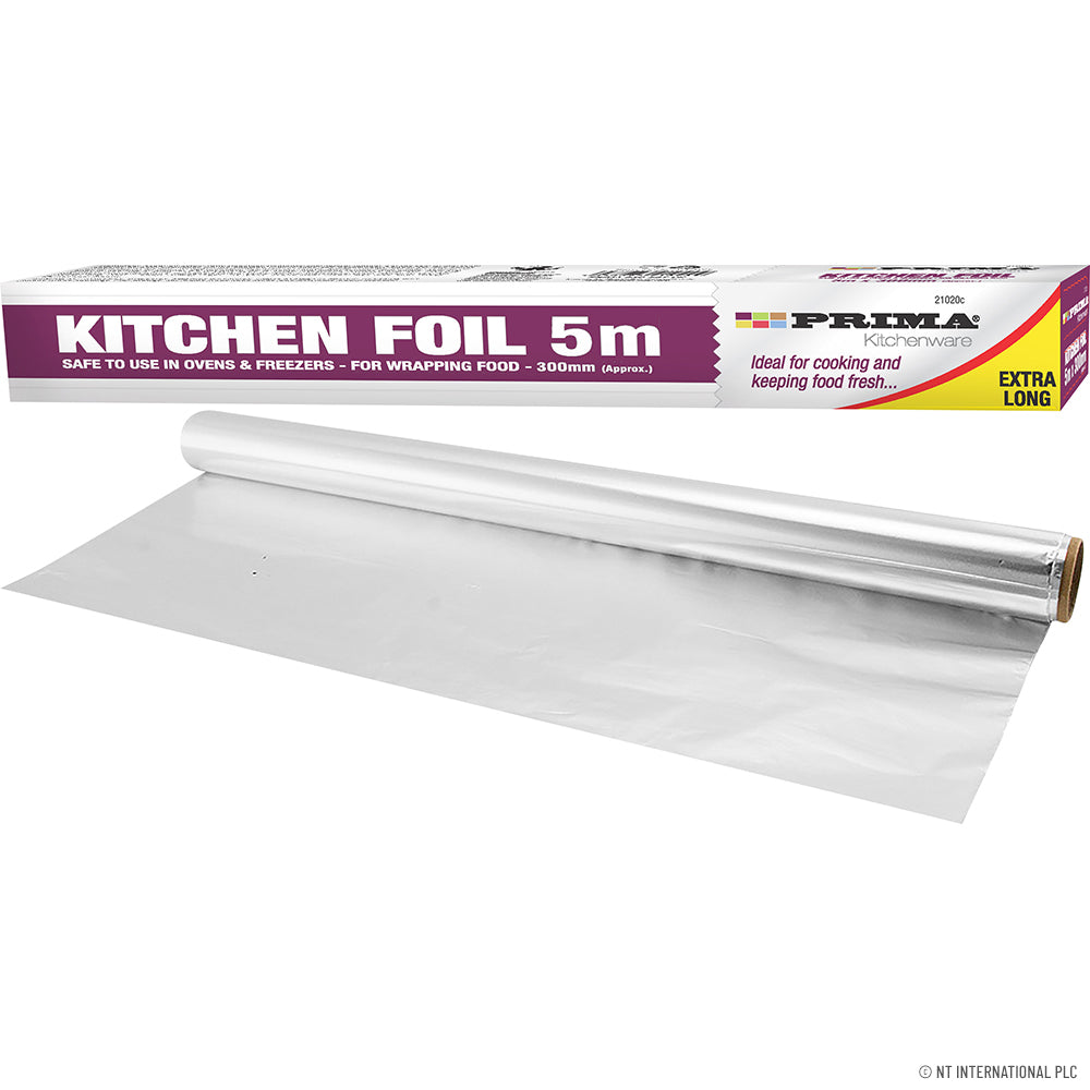 Papier Aluminium de Qualité Supérieure 5m x 300mm Garde les Aliments Frais et Savoureux
