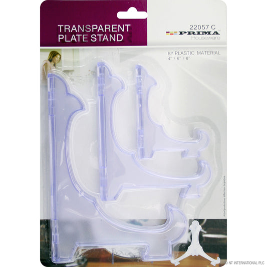 Présentoir transparent 4 pouces (ensemble de 3 pièces)