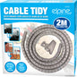 Workspace Organized 2m Cable Tidy Kit - Boxed