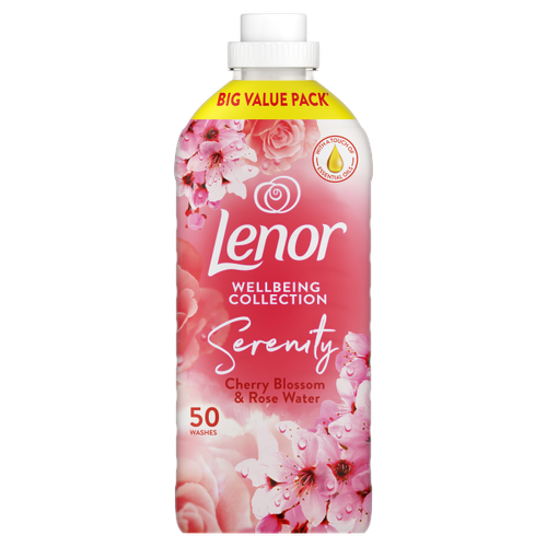 Adoucissant Lenor 50 lavages, Fleur de cerisier et eau de rose