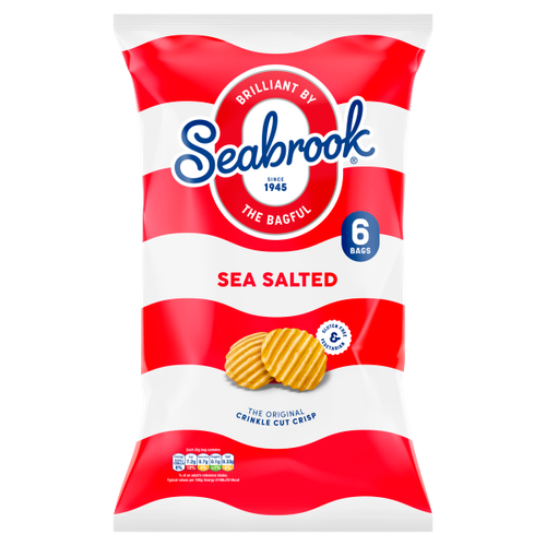 Seabrook Sel de Mer Original Ondulées 6 x 25g