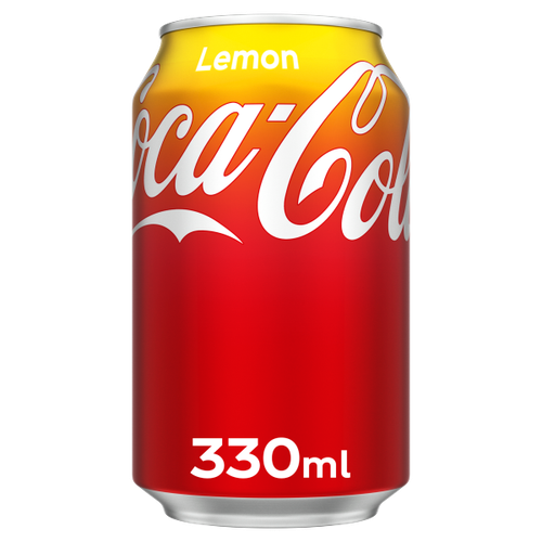 Coke Lemon Can 330ml