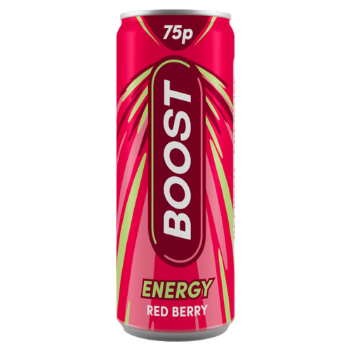 BOOST ENERGY RED BERRY 250ml