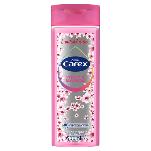 Cussons Carex Peony & Blossom Bath and Shower Gel 500ml