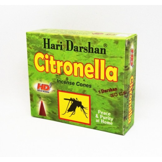 10 Anti-Mosquito Citronella Hari Darshan Anti-Mosquito Incense Cones