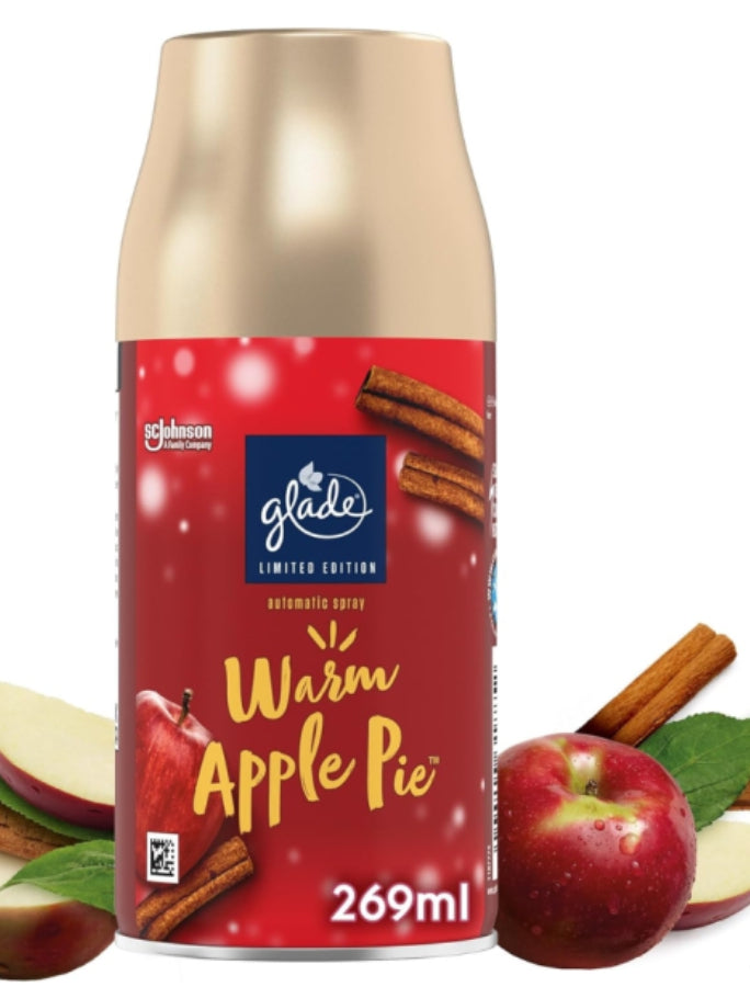 Glade Automatic Spray Air Freshener Refill Warm Apple Pie 269ml