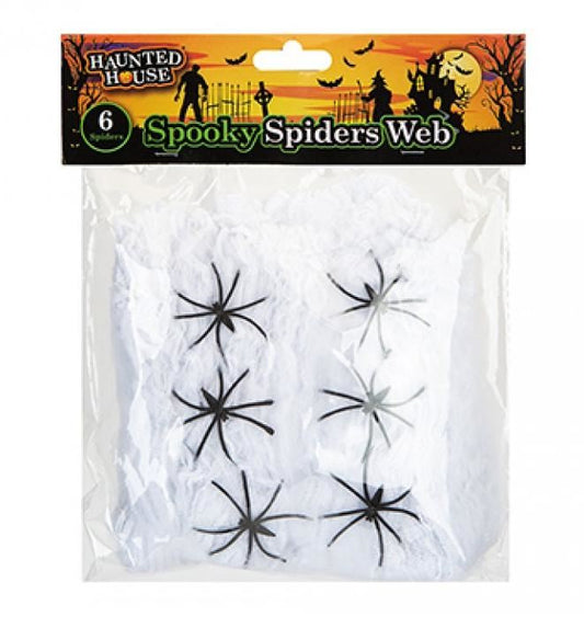 HAUNTED HOUSE JUMBO SPOOKY SPIDERS