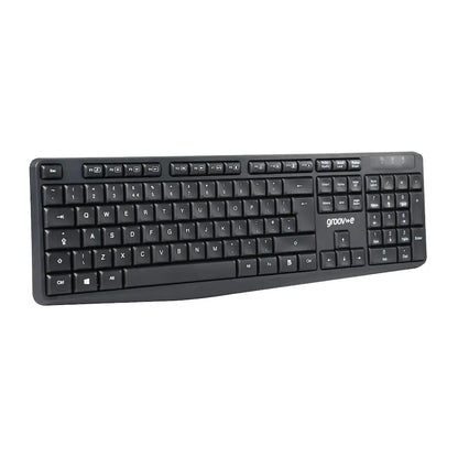 Groov-e GVPC17BK Wireless Full Size Keyboard - Black
