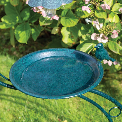 Solar Bird Bath With Planter