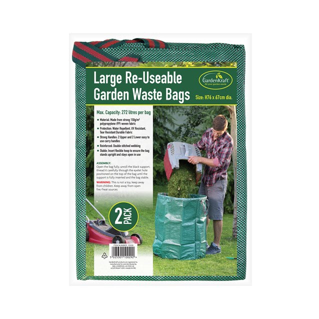 2PK Of 272L Garden Waste Bag - 272Ltr bags