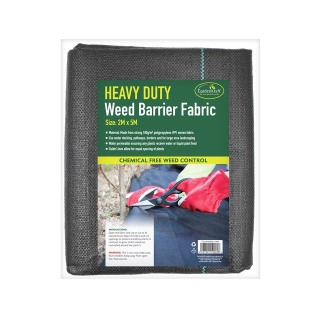 2M x 5M Sheet Woven Weed Control Fabric Cover