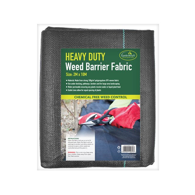 2M x 10M Sheet Woven Weed Control Fabric Cover