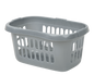 Casa Hipster Laundry Basket Silver