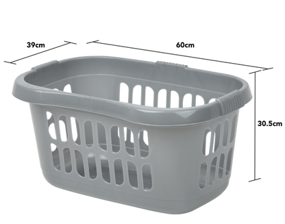 Casa Hipster Laundry Basket Silver